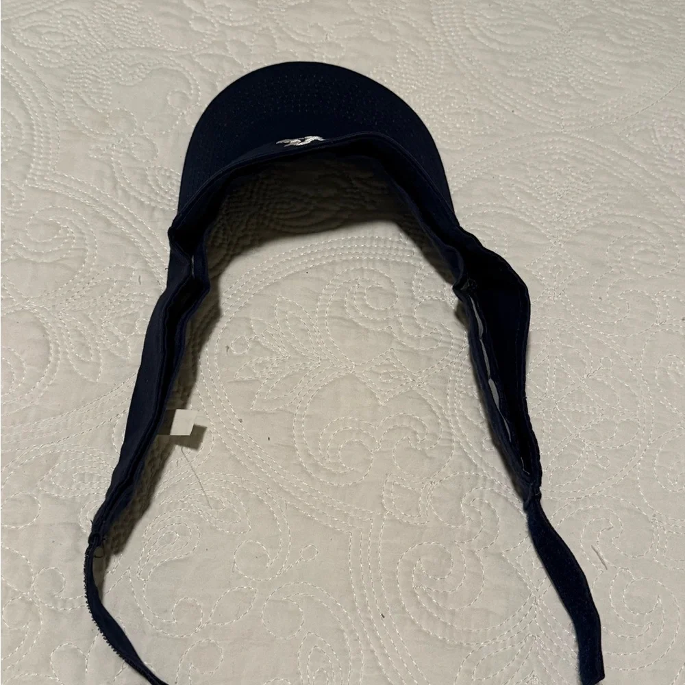 NY Yankees  Navy Visor/Sun Hat with Verizon logo on the‎ back